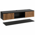 meuble-tv-flottant-avec-etagere-integree-noir-esfge11366uh