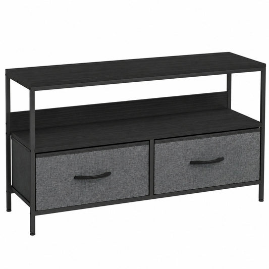 meuble-tv-98-cm-avec-etagere-et-tiroirs-pliables-pieds-en-acier-gris-fonce-gfxwu11416to